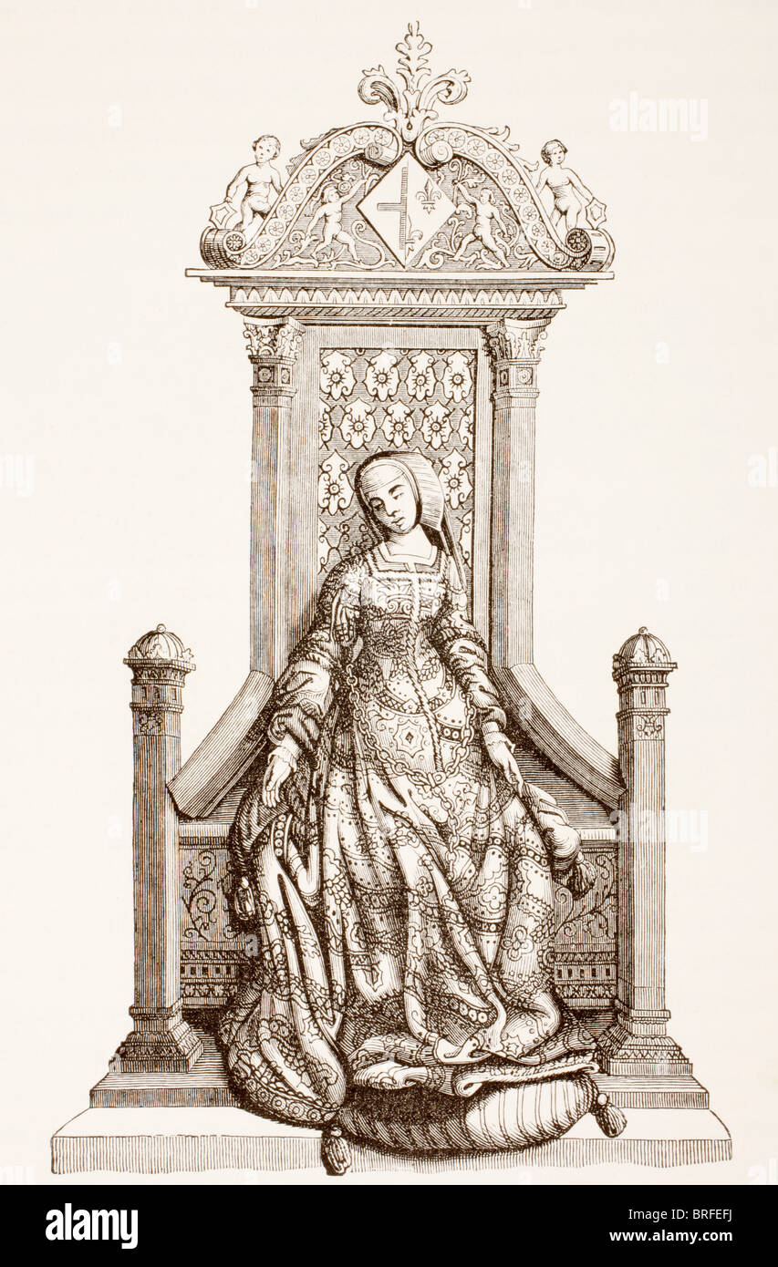 Louise de Savoie, 1476 - 1531. Noble français et regent, duchesse d'Auvergne et de Bourbon, duchesse de Nemours, et mère du roi François I. Banque D'Images