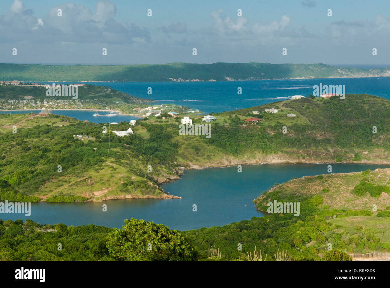 Indian Creek Point , Antigua, Antilles, Caraïbes, Amérique Centrale Banque D'Images