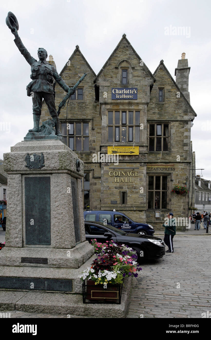 Mairie, Truro, Cornwall, Angleterre du Sud, Grande-Bretagne, Europe Banque D'Images