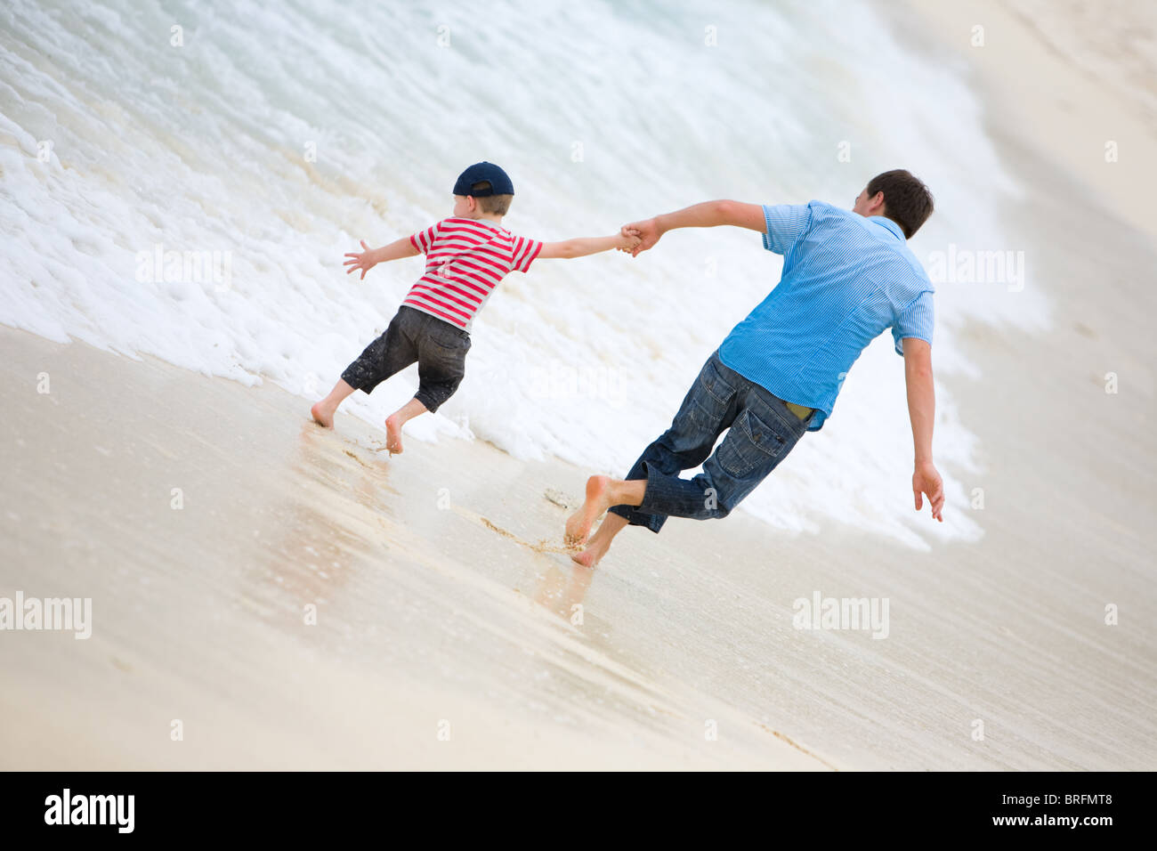 Vacances en famille Banque D'Images