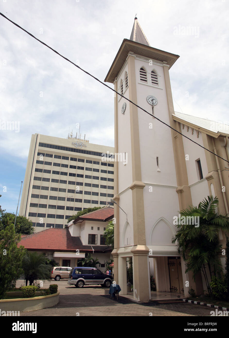 Cathédrale catholique sacré Cœur de Jésus à Makassar, Indonésie Banque D'Images
