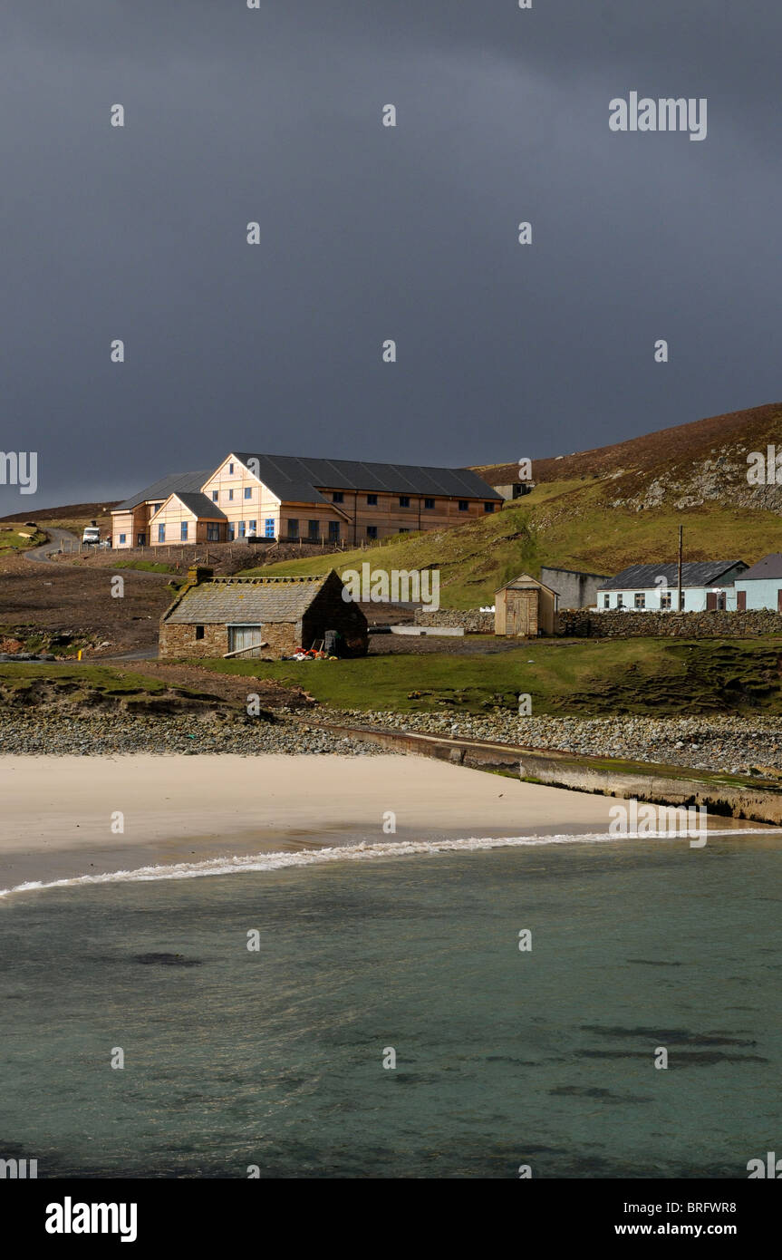 Fair Isle Bird Observatory Shetland Ecosse National Trust Banque D'Images