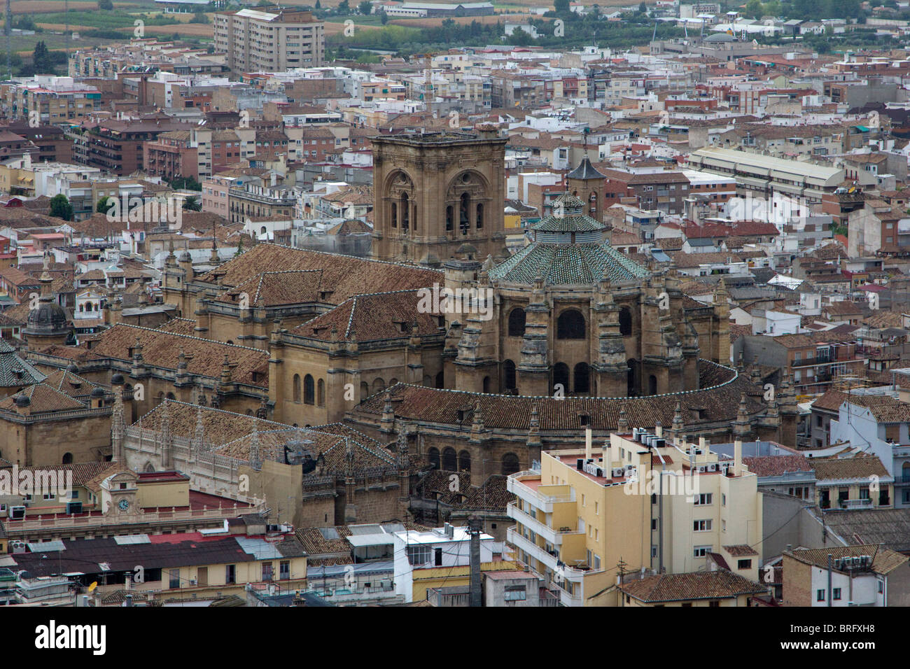 La ville de Grenade Andalousie sierra nevada espagne centre Banque D'Images