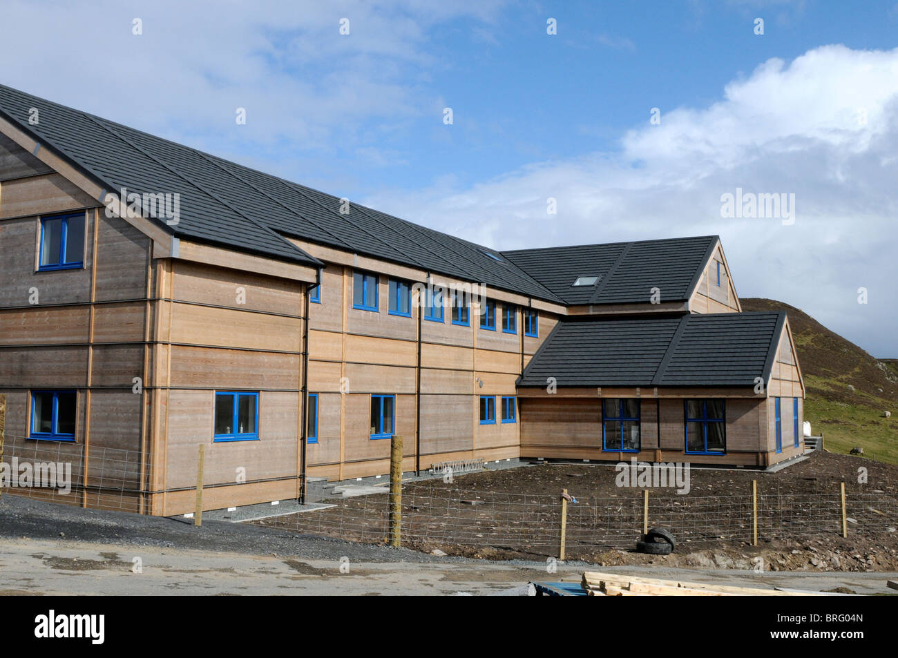 Fair Isle Bird Observatory Shetland Ecosse National Trust Banque D'Images