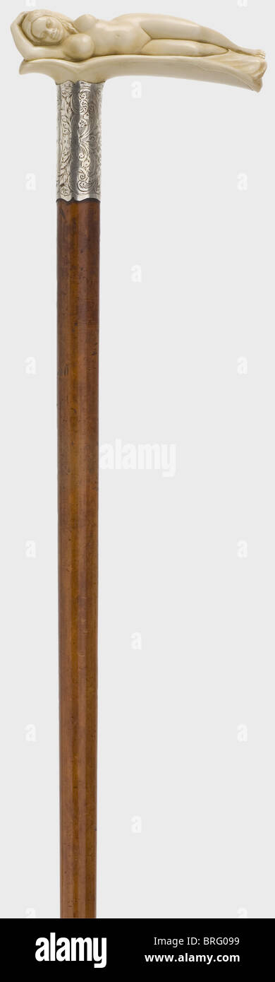 Un bâton de marche anglais, vers 1850. Manche ivoire avec col argenté gravé par flute, gravé avec le nom 'W.E. Rowe'. Arbre de bois de Malacca, pointe d'ivoire. Longueur 89 cm. Remarquable pièce de l'armoire victorienne. Historique, historique, 19e siècle, artisanat, artisanat, artisanat, artisanat, objet, objets, alambics, coupures, coupures, découpes, beaux-arts, art, art, droits supplémentaires-Clearences-non disponible Banque D'Images Un bâton de marche anglais, vers 1850. Manche ivoire avec col argenté gravé par flute, gravé avec le nom 'W.E. Rowe'. Arbre de bois de Malacca, pointe d'ivoire. Longueur 89 cm. Remarquable pièce de l'armoire victorienne. Historique, historique, 19e siècle, artisanat, artisanat, artisanat, artisanat, objet, objets, alambics, coupures, coupures, découpes, beaux-arts, art, art, droits supplémentaires-Clearences-non disponible Banque D'Images