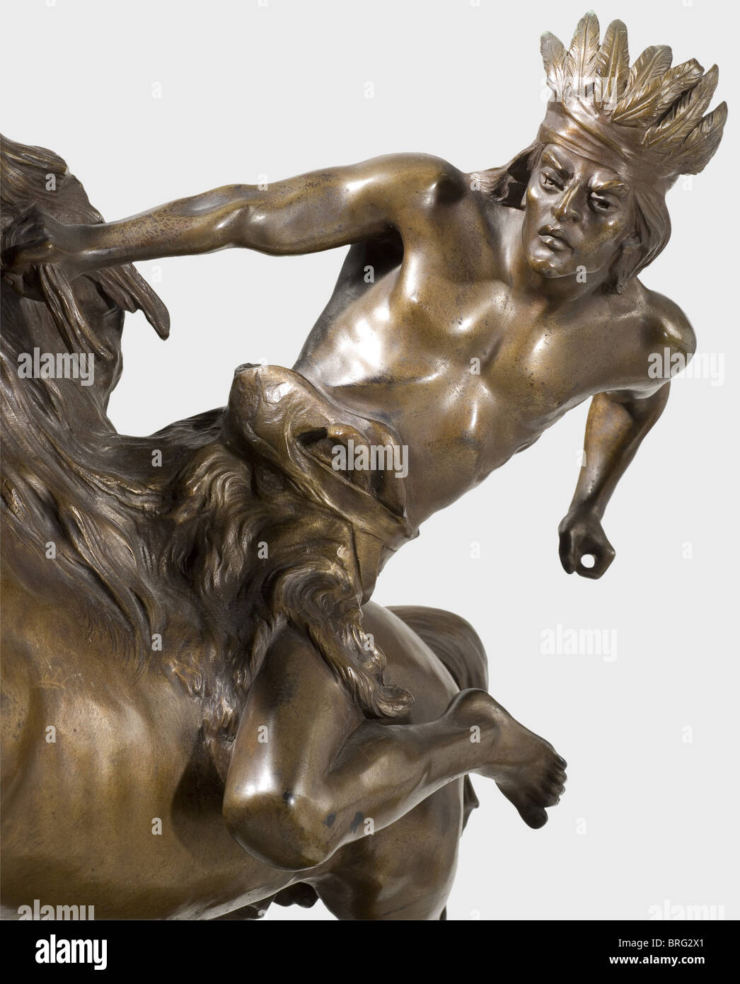 Artillerie à cheval de la garde, trompette. Figurine
