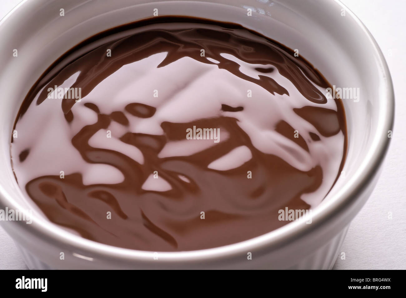 Crème au Chocolat tasse libre Banque D'Images