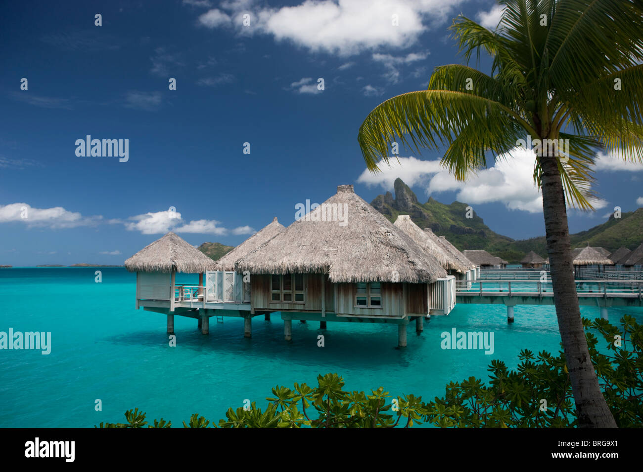 Bora Bora, Polynésie Française Banque D'Images