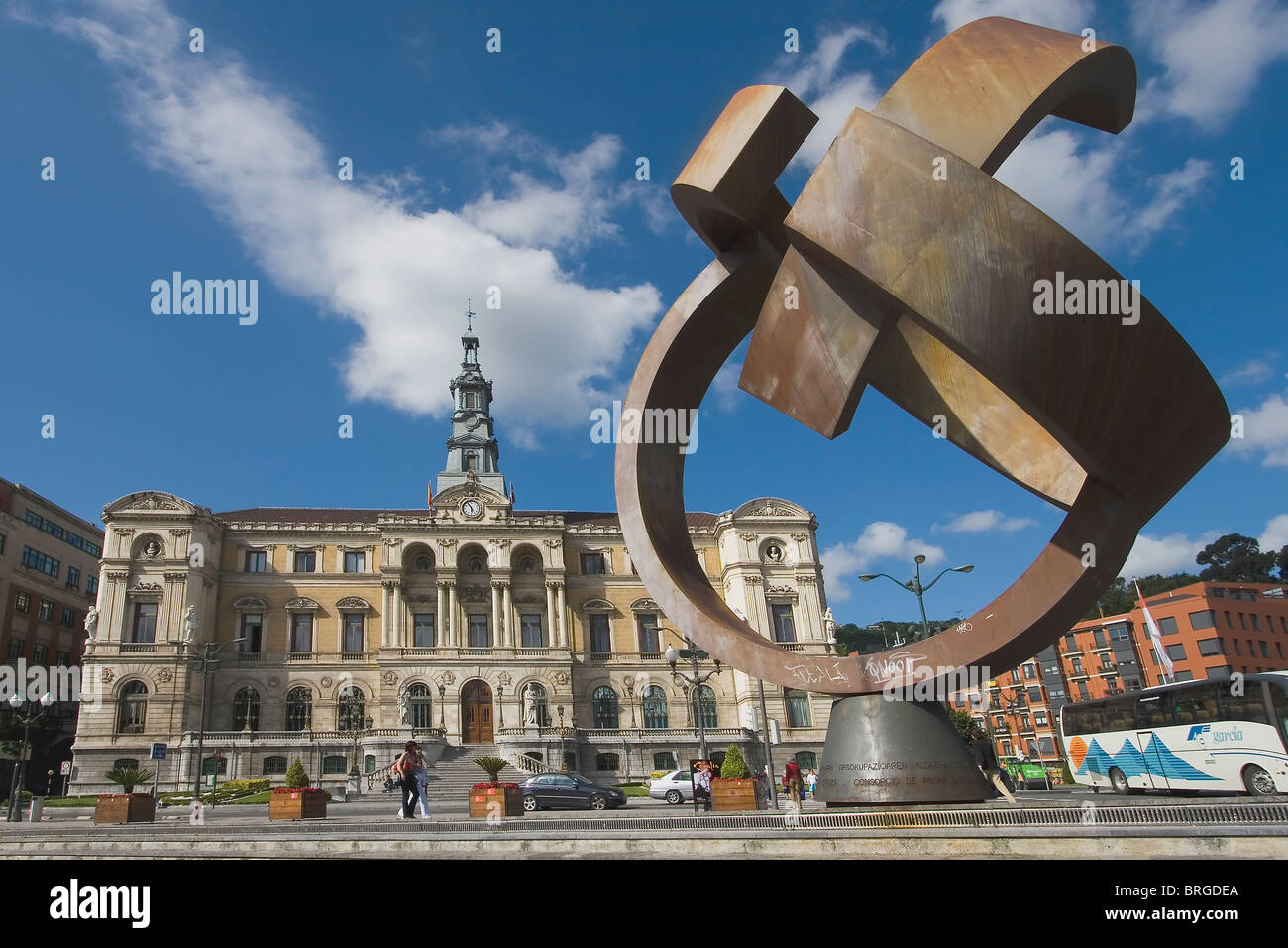 Mairie de Bilbao, Bizkaia, Espagne Banque D'Images