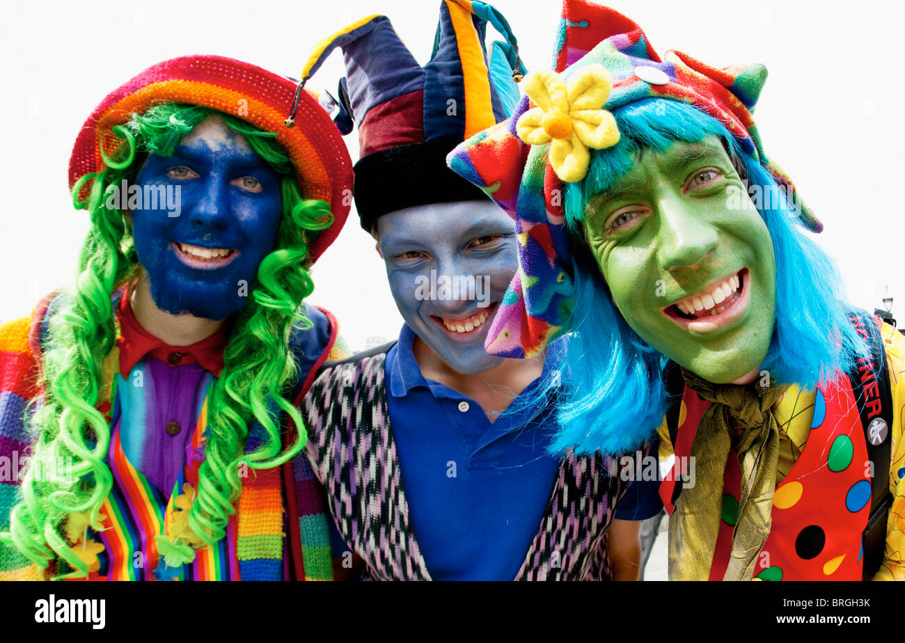 Morris Dancers Southbank London UK Europe Banque D'Images