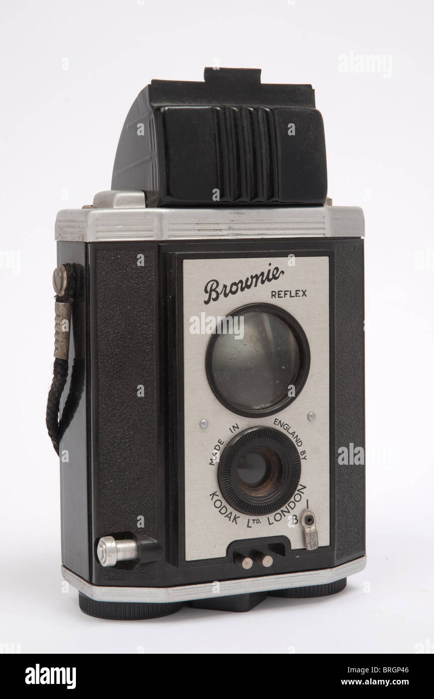 Film Kodak Brownie Reflex appareil photo, modèle britannique en production  de 1946 à 1960 Photo Stock - Alamy