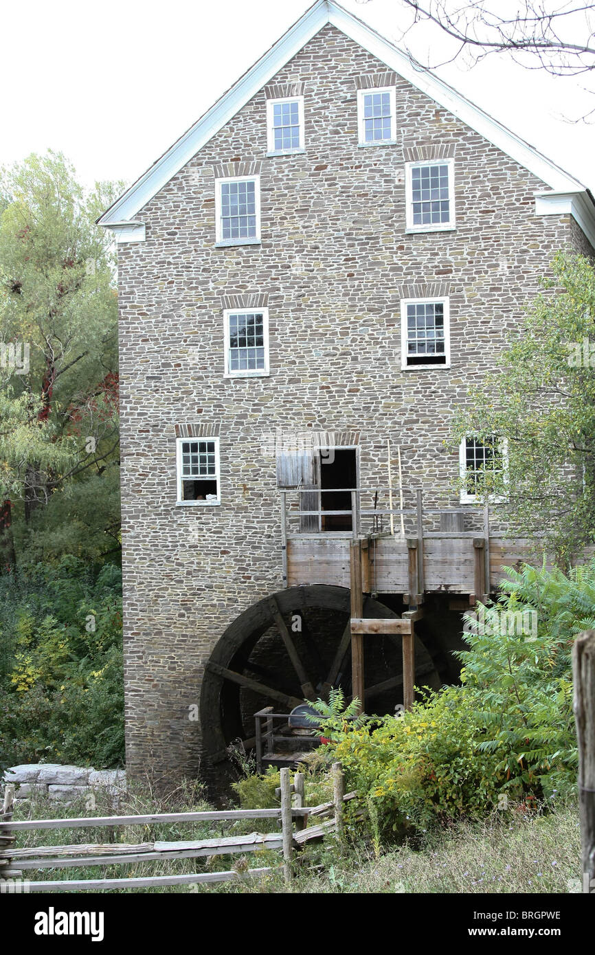 vieux moulin de Pierre Banque D'Images