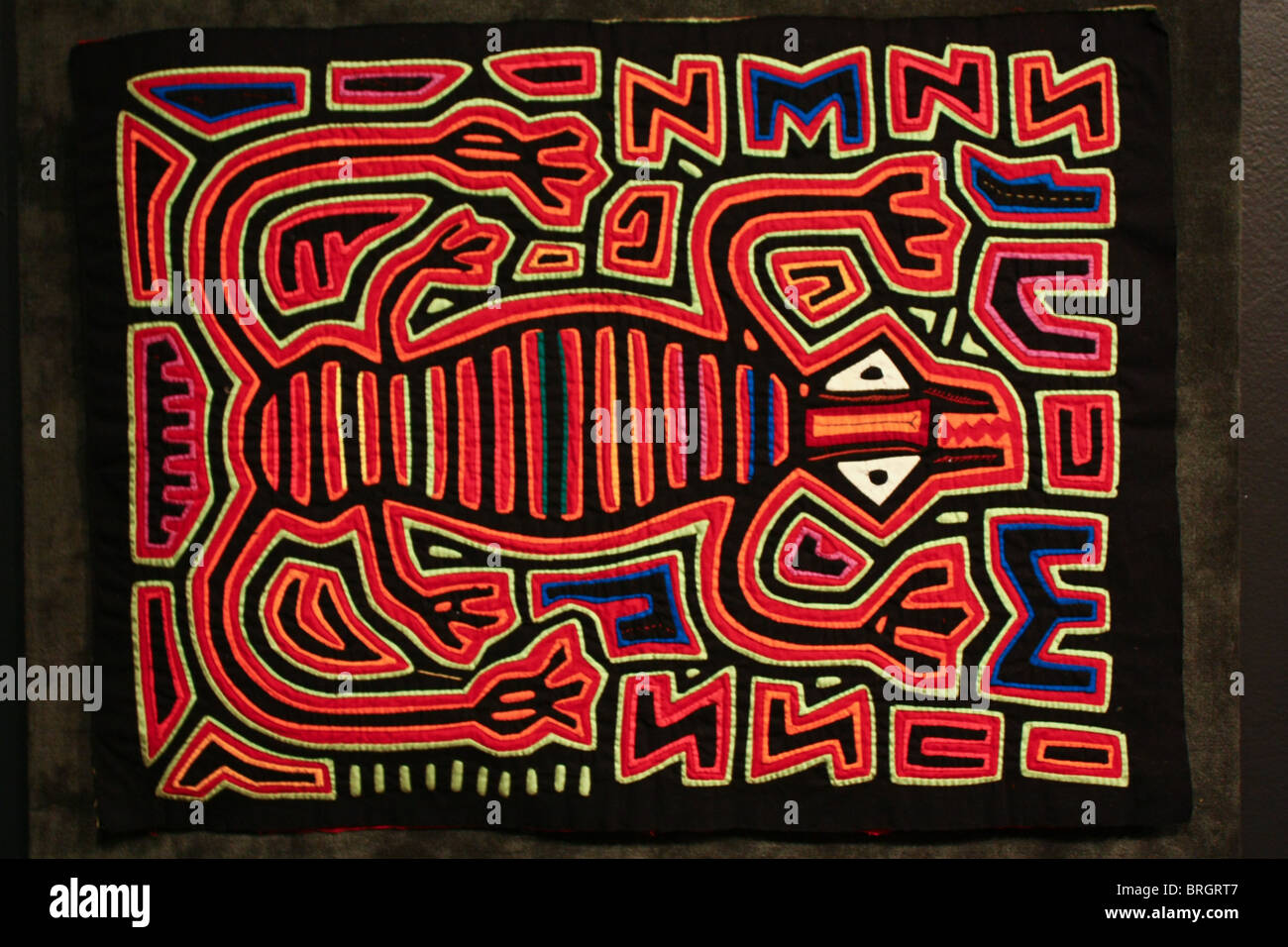 Travaux d'art kuna yala Banque D'Images