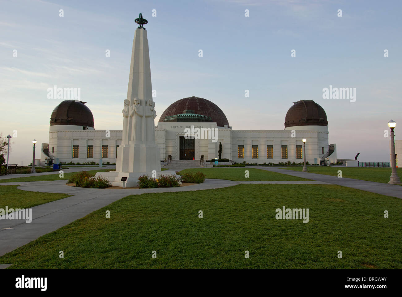 Griffith Park Observatory dans le comté de Los Angeles, en Californie. Cet endroit est une destination populaire pour les touristes. Banque D'Images