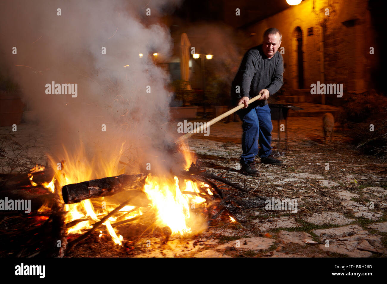 La fête de San Giuseppe, à Scopello, Sicile. Banque D'Images