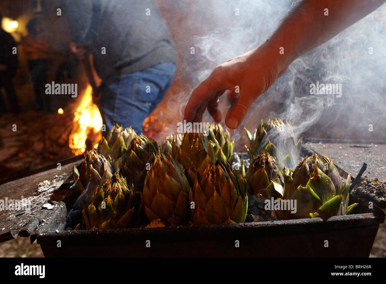 La fête de San Giuseppe, à Scopello, Sicile. Banque D'Images
