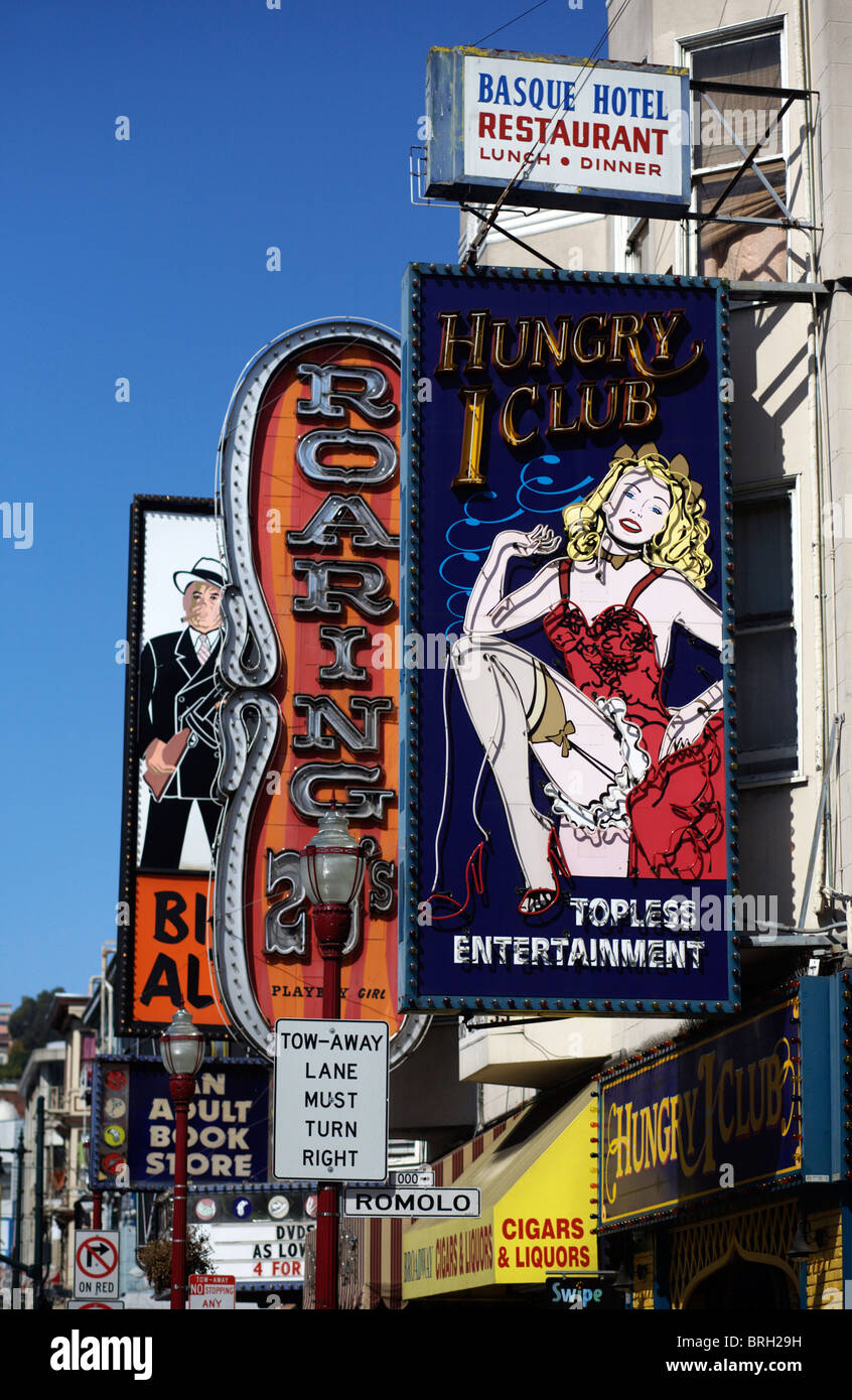 Strip club north beach Banque de photographies et d’images à haute résolution Alamy