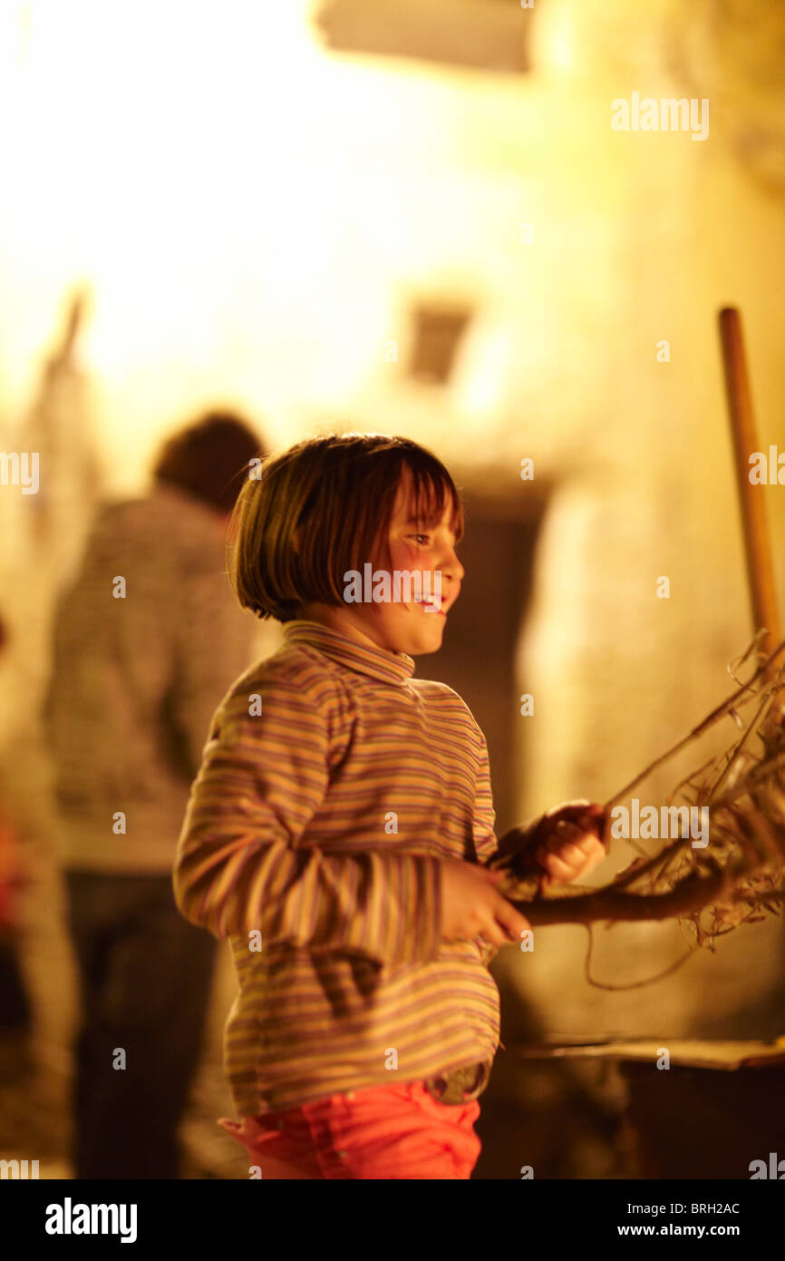 La fête de San Giuseppe, à Scopello, Sicile. Banque D'Images
