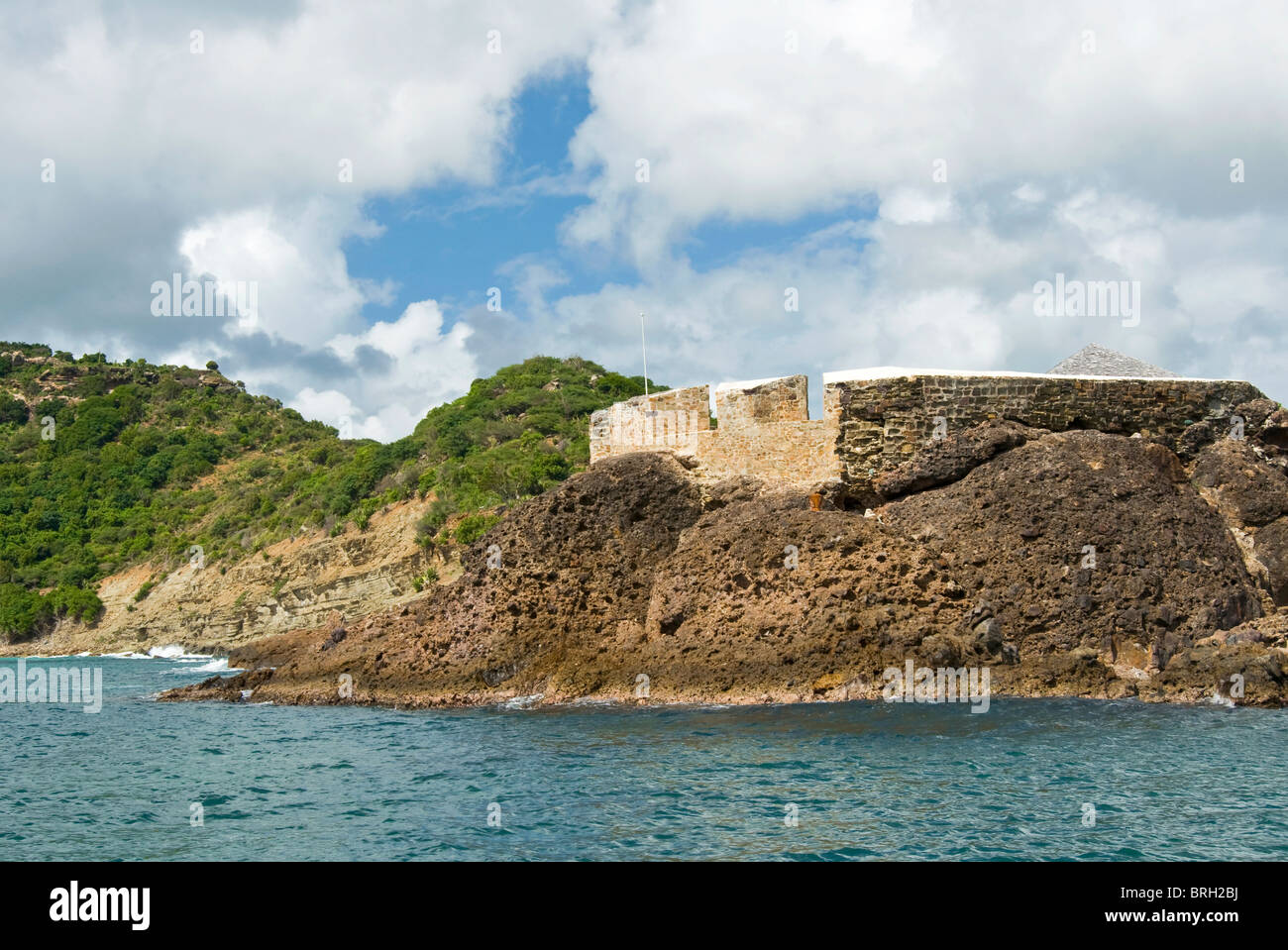 Fort Berkeley, Nelson's Dockyard, Antigua, Antilles, Caraïbes, Amérique Centrale Banque D'Images