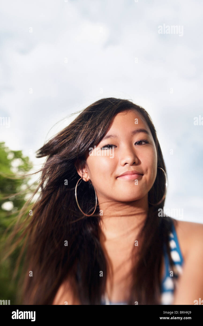 Portrait de jeune fille Banque D'Images