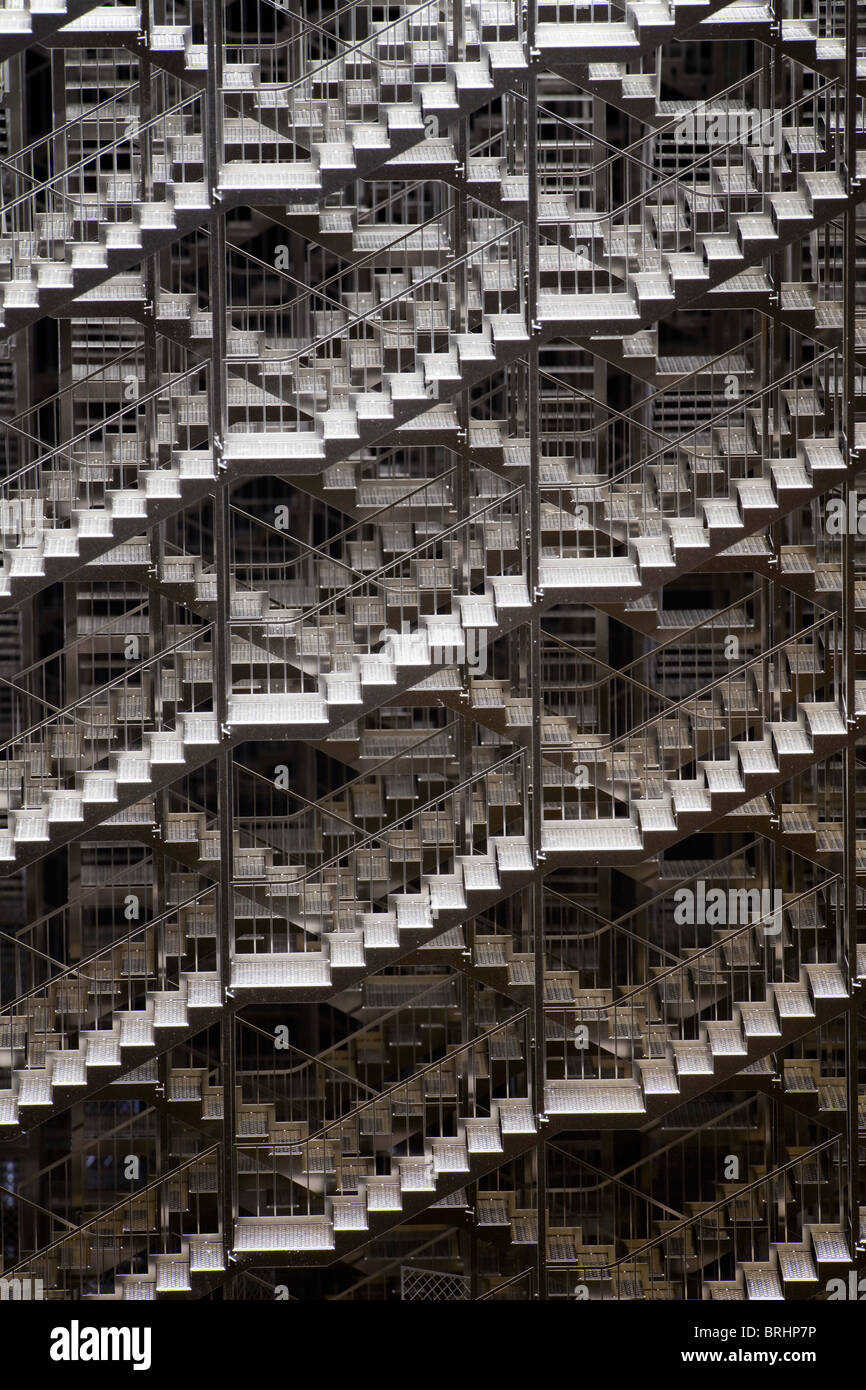 Staircases of a building Banque de photographies et d’images à haute ...