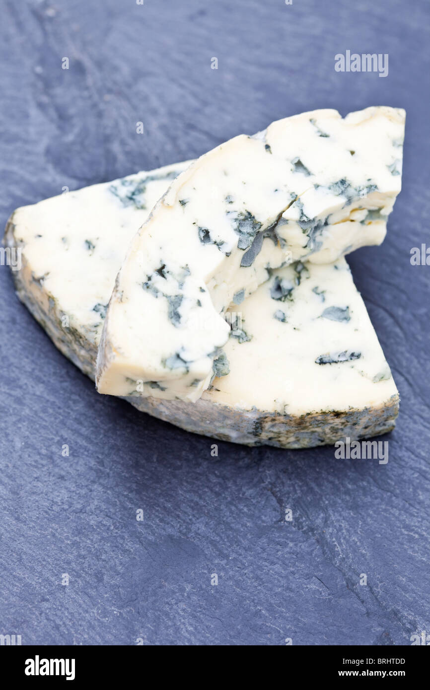 La Fourme d'Ambert - fromage au lait de vache pasteurisé à partir de la région d'Auvergne France Banque D'Images