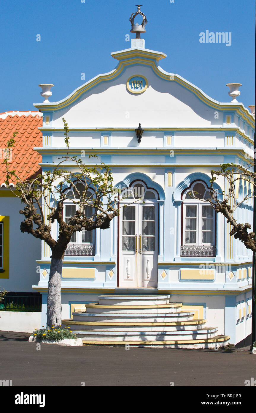 Imperio do Espirito Santo (Empire du Saint-Esprit), Terceira, Açores, Portugal. Banque D'Images