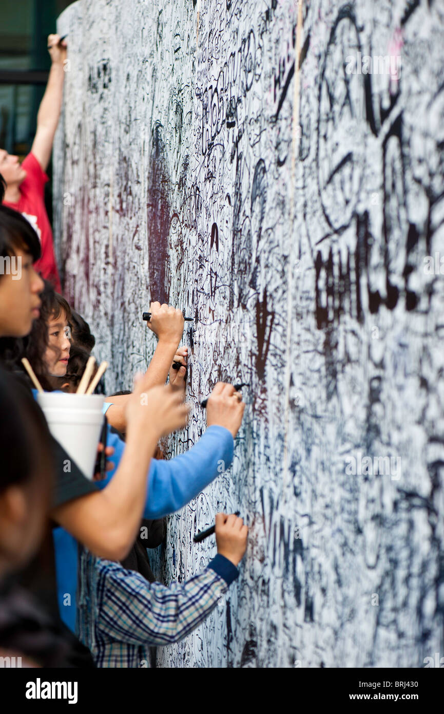 Japon festival au Marché de Spitalfields, Londres, Royaume-Uni Banque D'Images