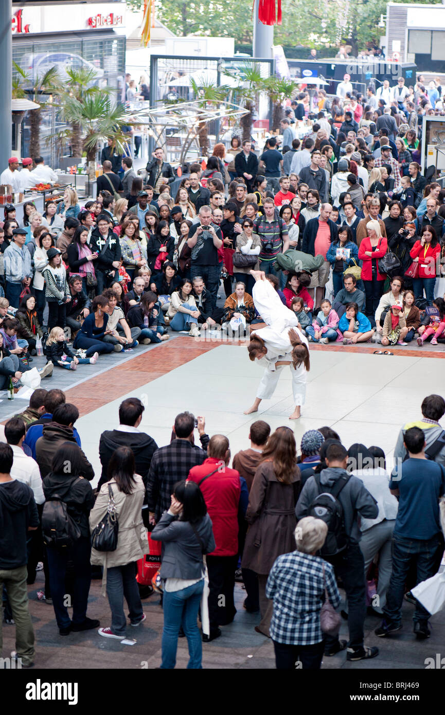 Japon festival au Marché de Spitalfields, Londres, Royaume-Uni Banque D'Images