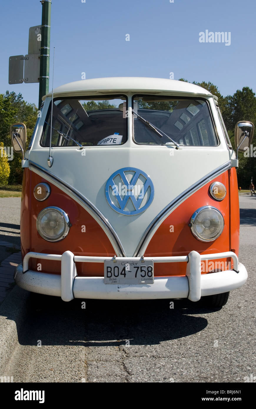 Volkswagen Kombi van Banque D'Images