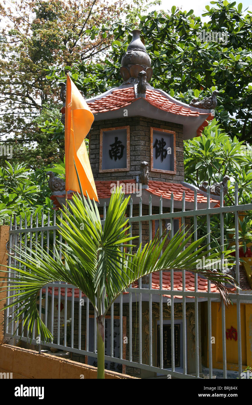 La Pagode Giac Lam à Ho Chi Min Ville, Vietnam Banque D'Images