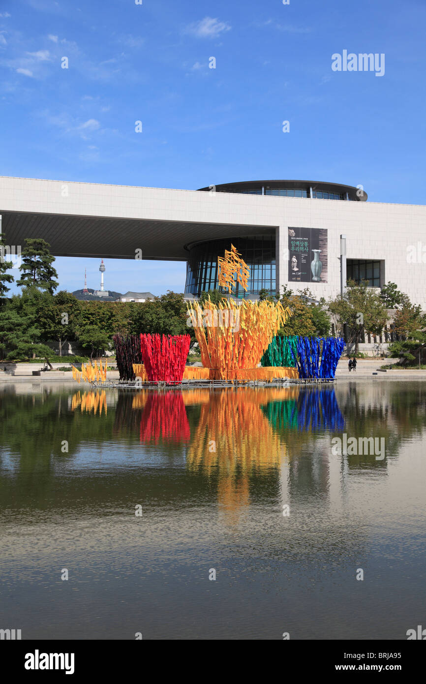 Musée national de Corée, Séoul, Corée du Sud, Asie Banque D'Images