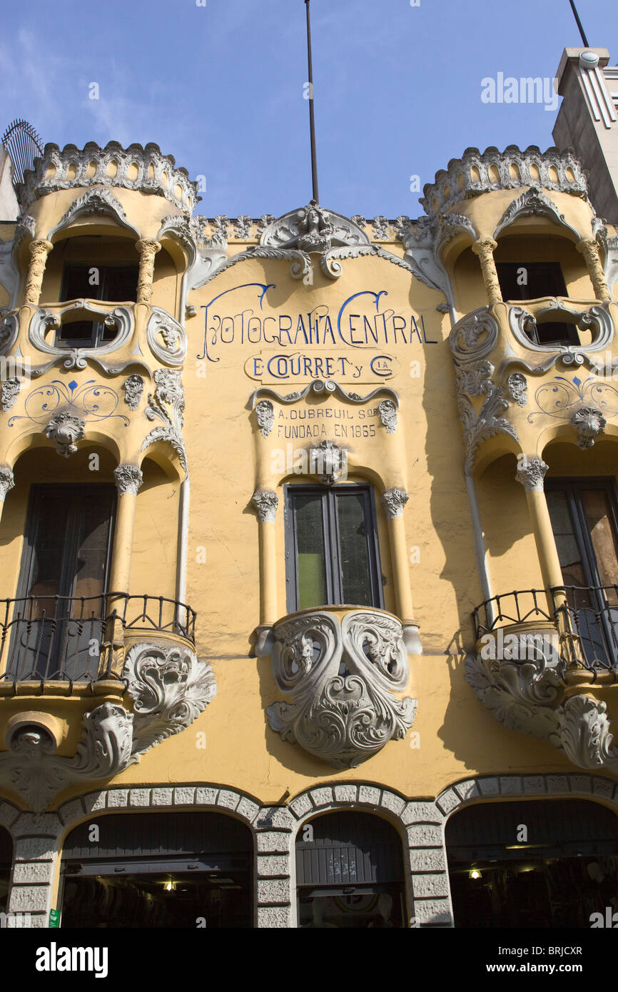 Ornate Building Design Lima Pérou Banque D'Images