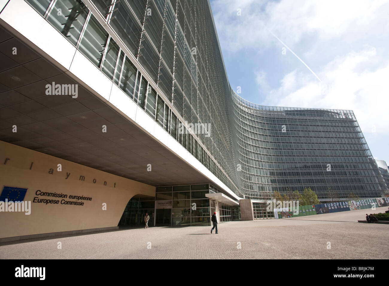 Le bâtiment Charlemagne, Berlaymont, Commission européenne, Bruxelles, Belgique. Photo:Jeff Gilbert Banque D'Images