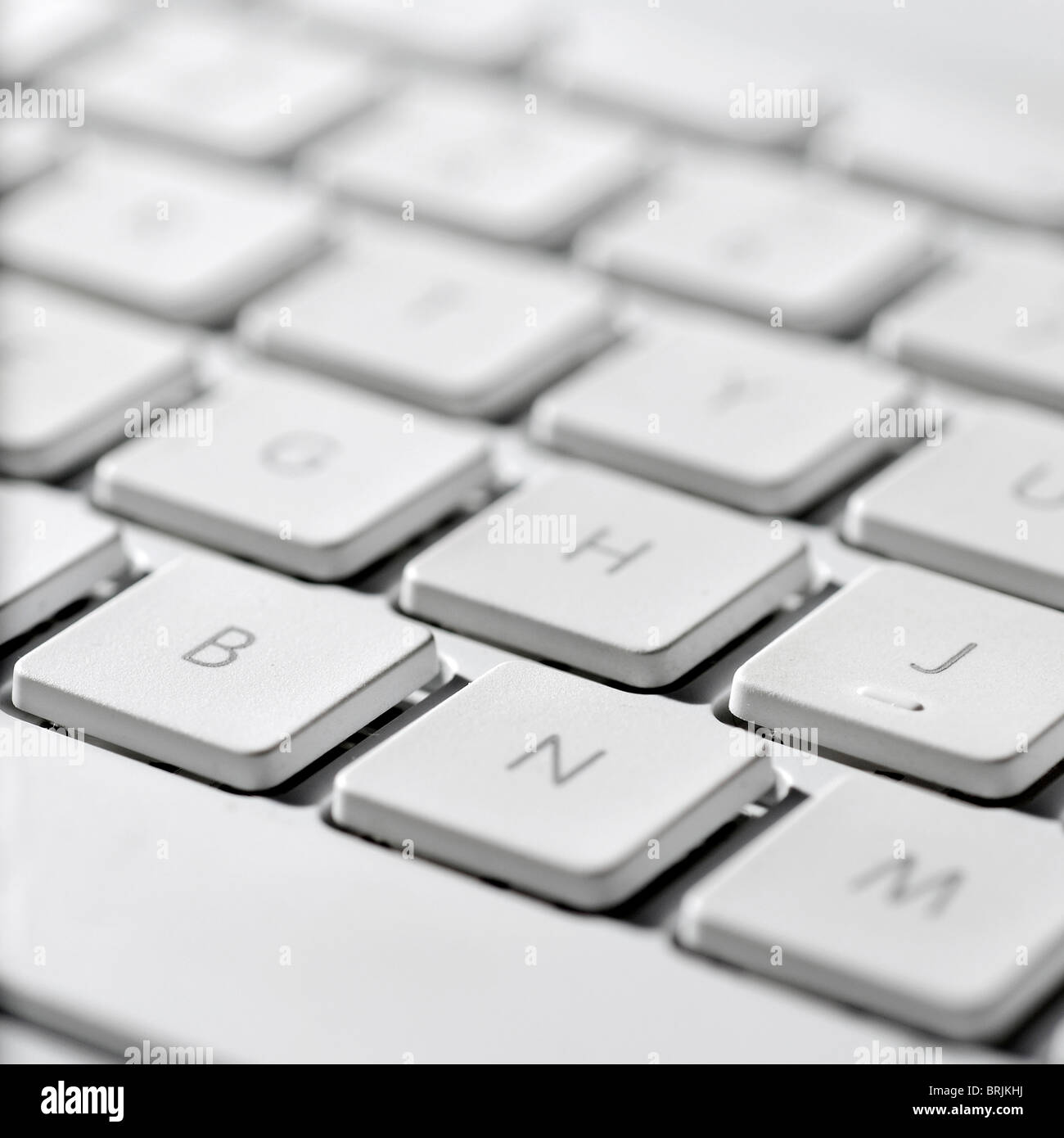 Close-up de touches sur un clavier d'ordinateur portable Banque D'Images