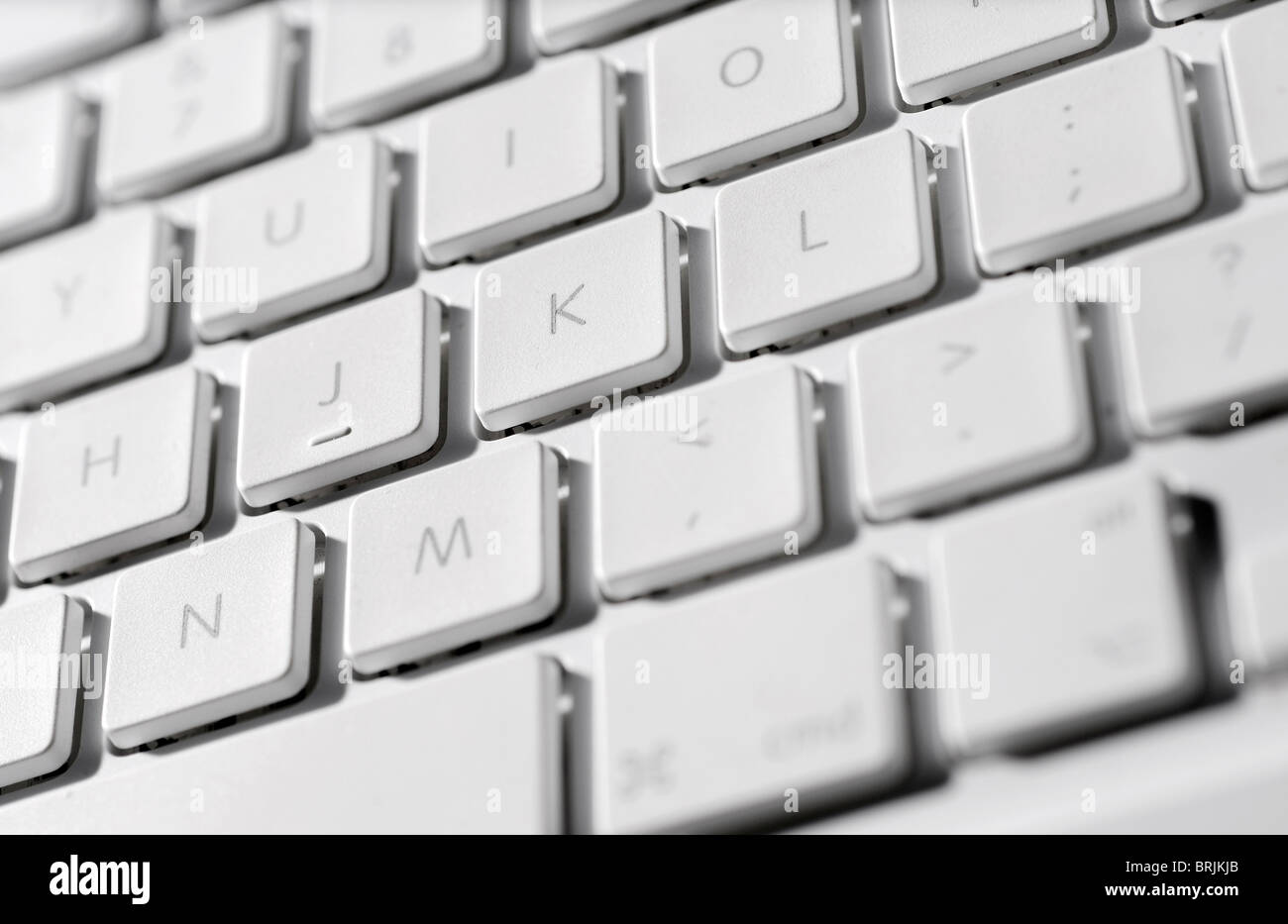 Clavier d'ordinateur portable, close-up Banque D'Images