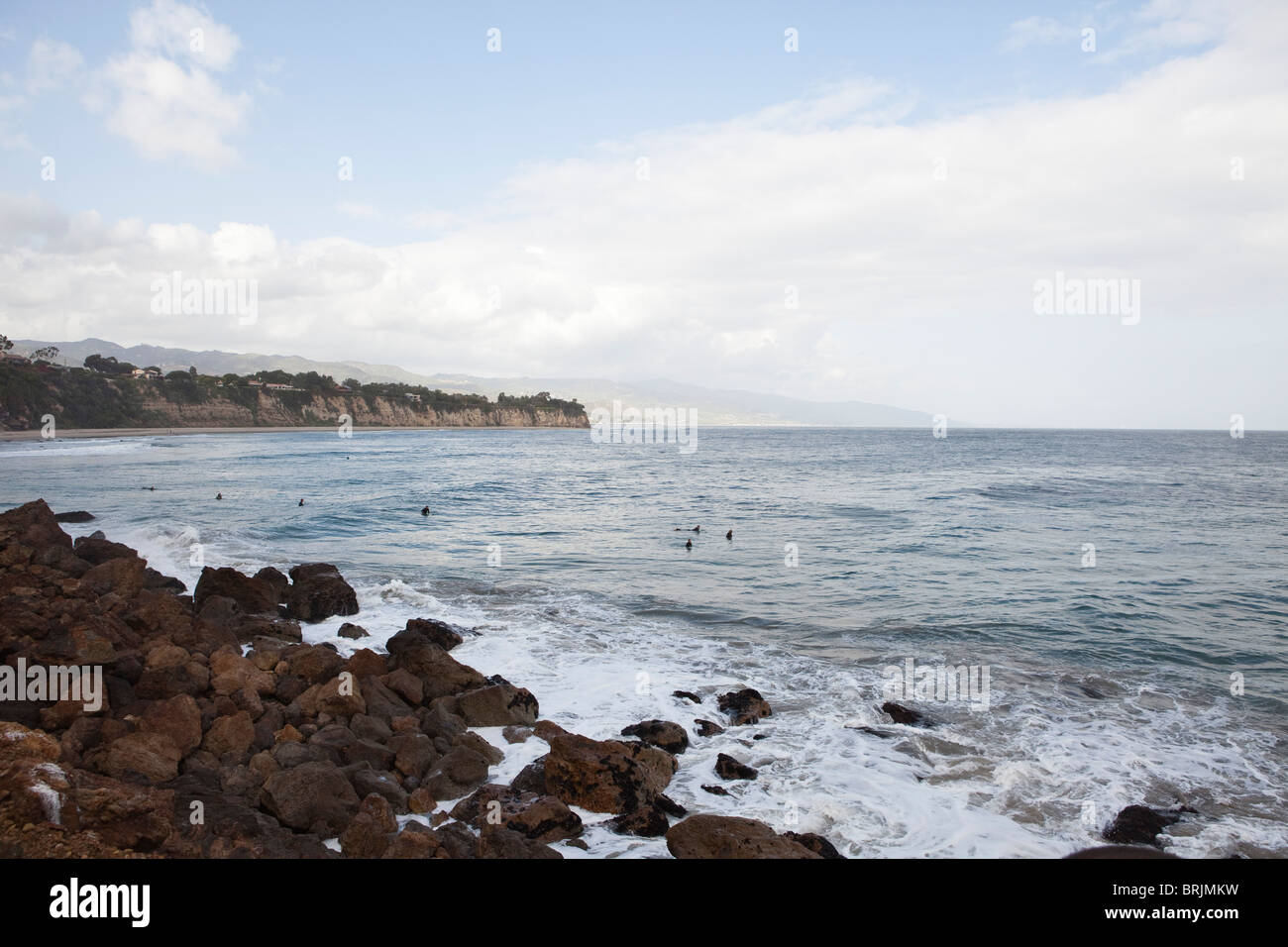 Point Dume State Beach, Point Dume, Malibu, California, USA Banque D'Images