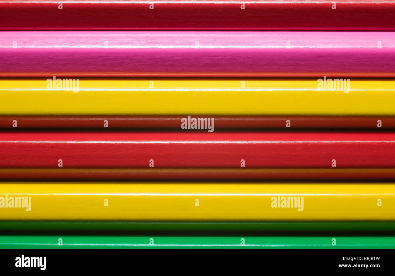 Texture de nombreux crayons colorés, de l'éducation concept Banque D'Images