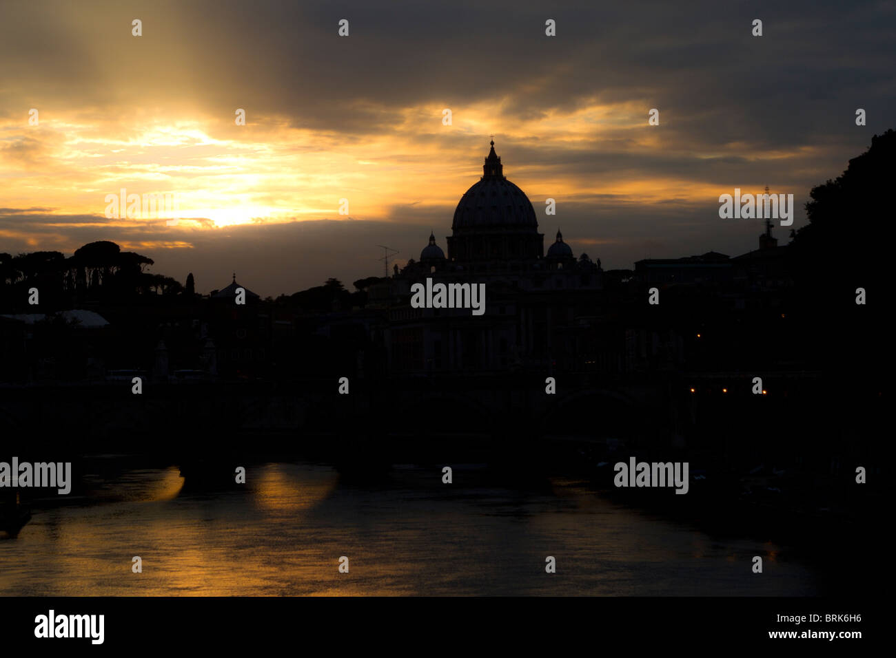 Skyline du Vatican Banque D'Images