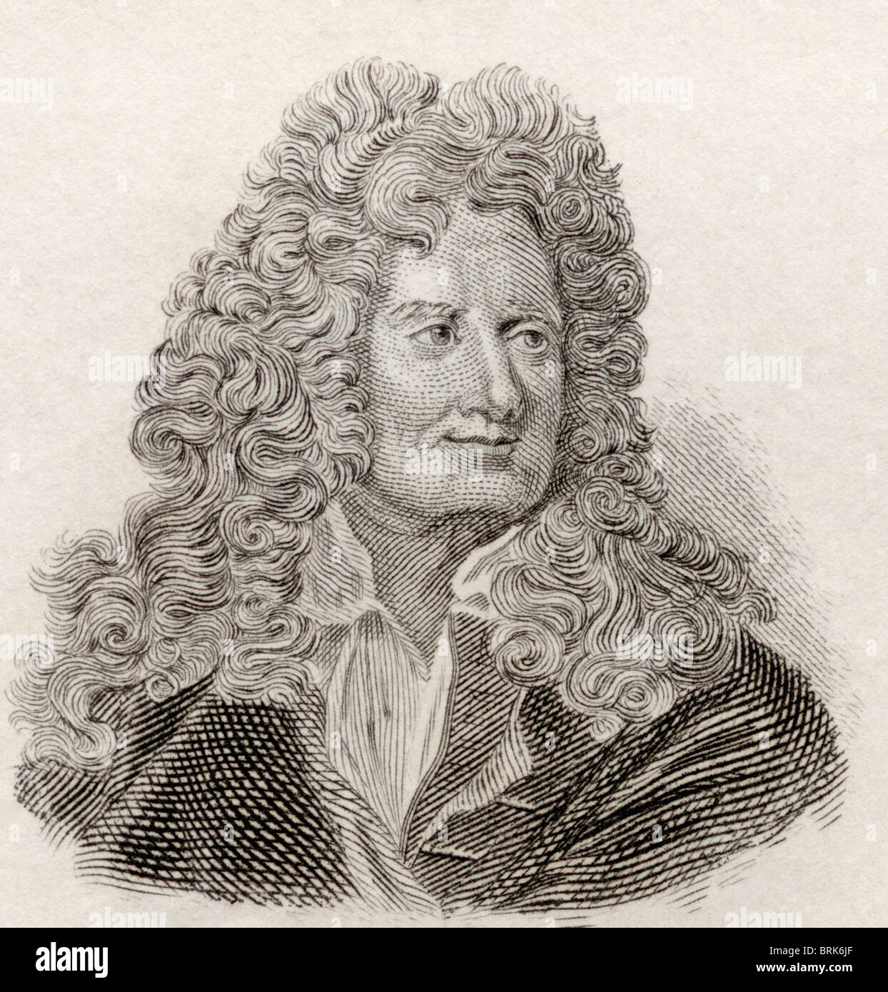 Nicolas Boileau-Despréaux, 1636 à 1711. Poète et critique français. Banque D'Images