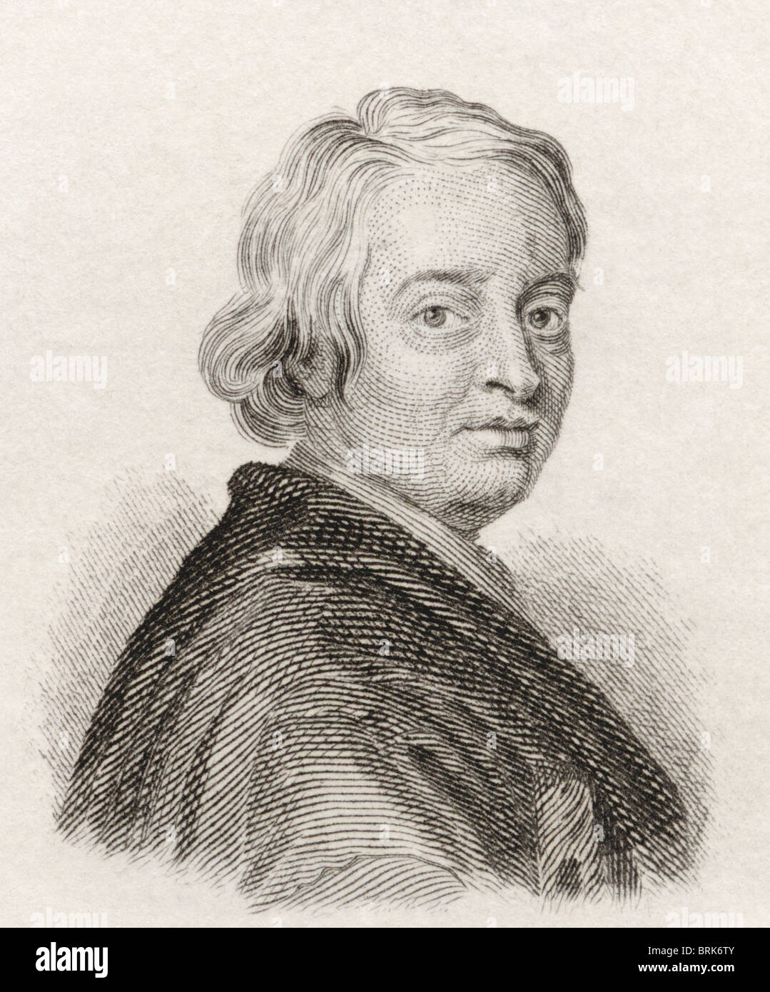 John Dryden, 1631 à 1700. Anglais, poète, critique littéraire, traducteur et dramaturge. Banque D'Images