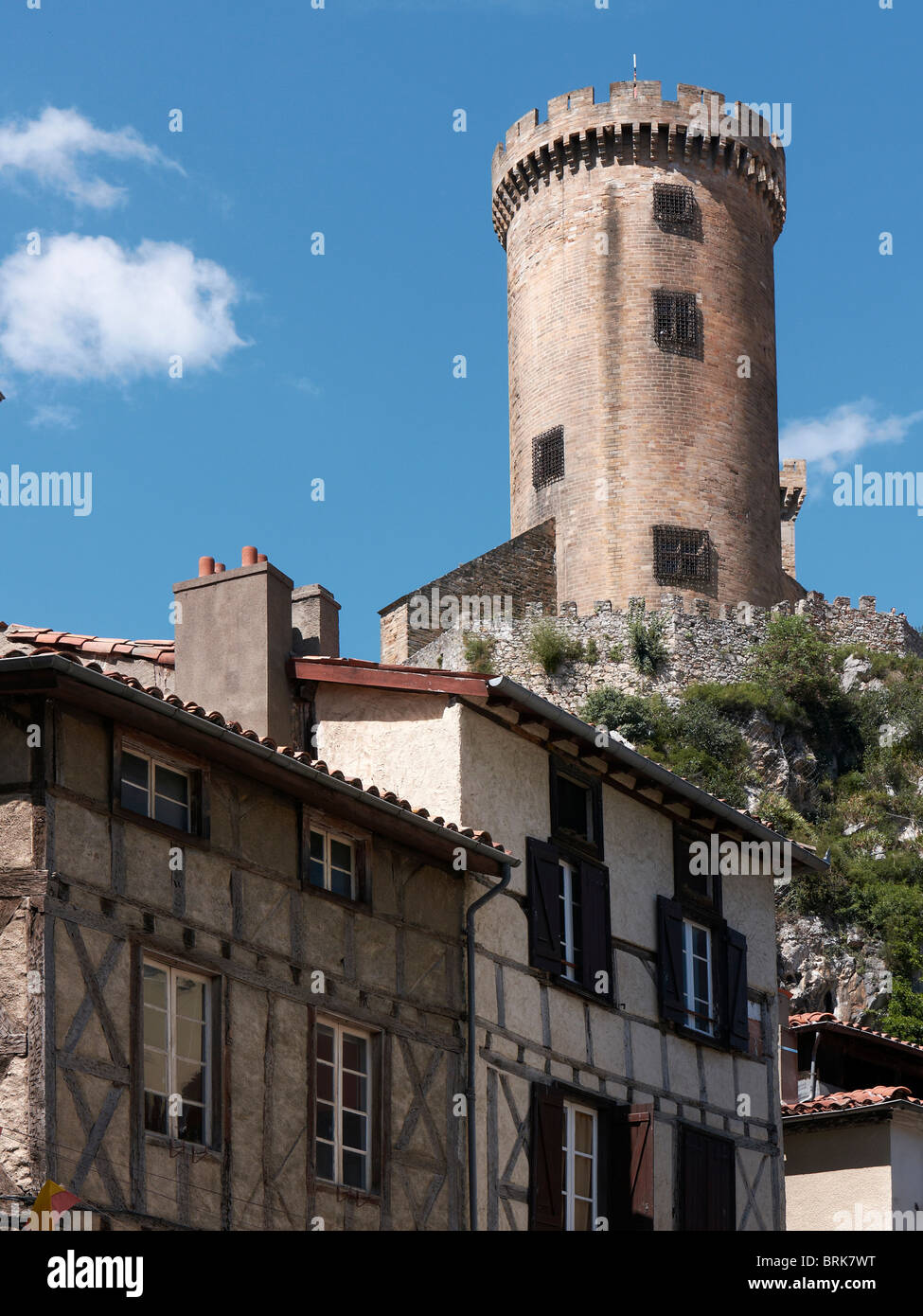 Château de Foix en France Banque D'Images