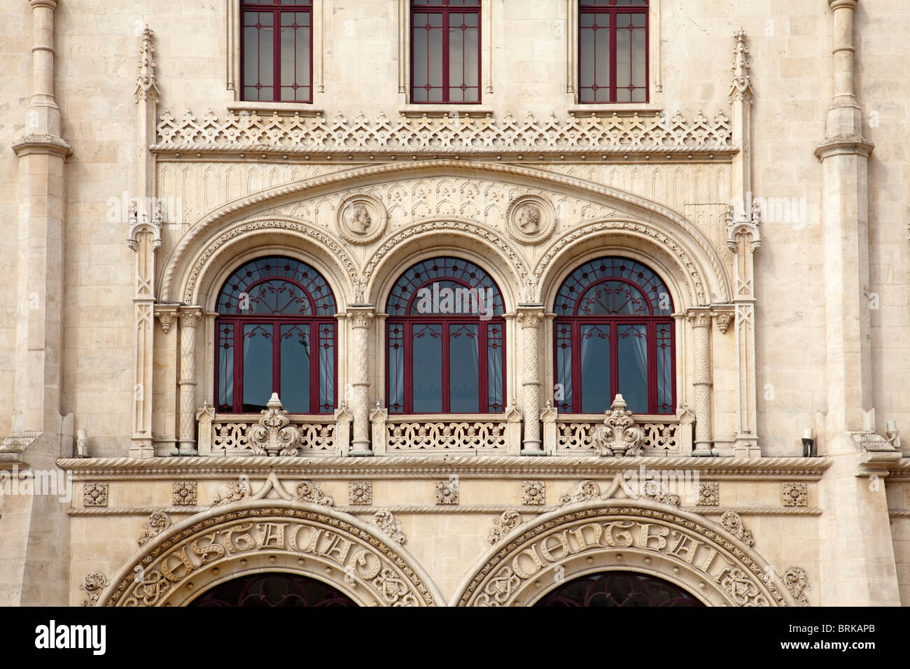 Estación de Lisboa Portugal Portugal Lisbonne Rossio Gare du Rossio Banque D'Images