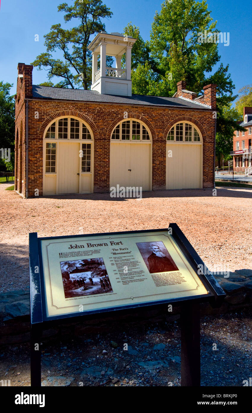 John Brown's Fort, Harpers Ferry, West Virginia Banque D'Images