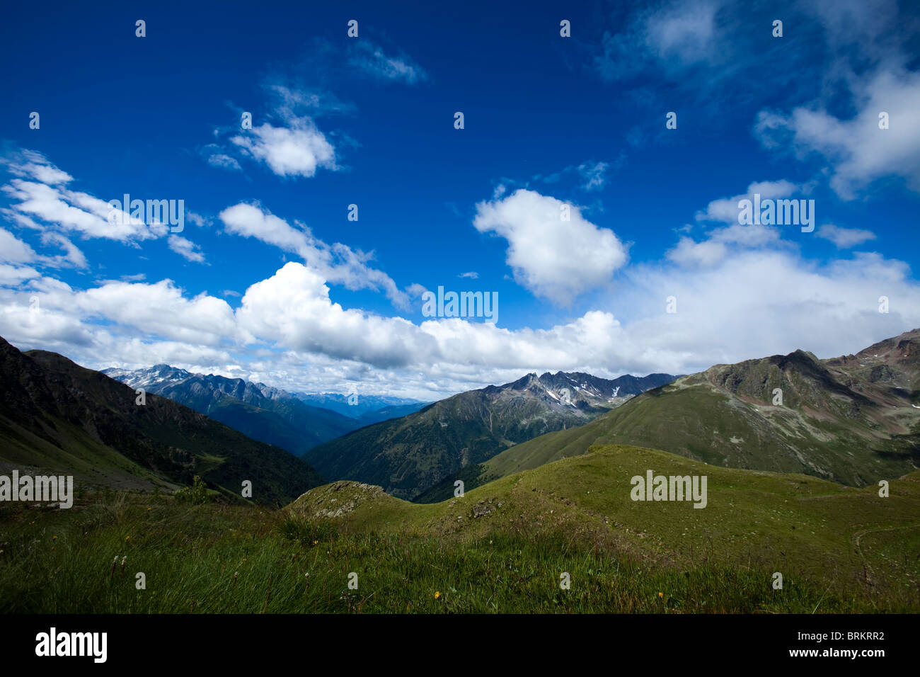 Paysage de montagne Banque D'Images