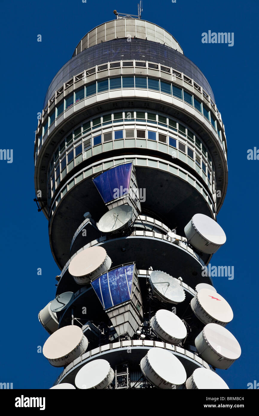 BT Tower (formerley Post Office Tower), Londres, Angleterre Banque D'Images