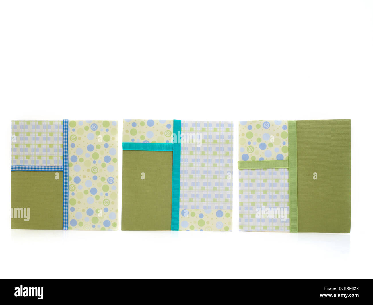 Cartes de souhaits faites à la main Banque D'Images