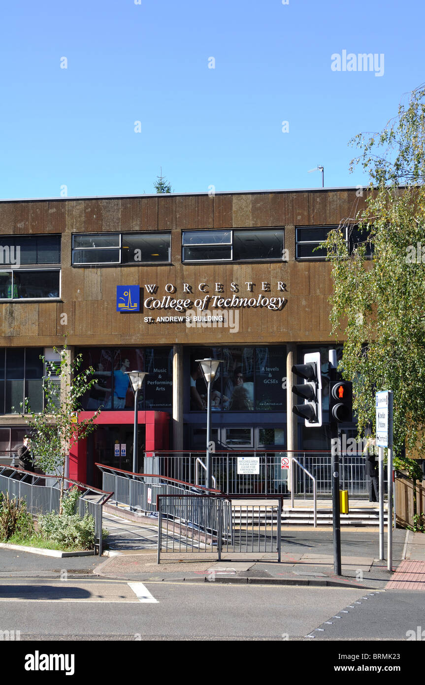 Worcester College of Technology, Worcester, Worcestershire, Angleterre, RU Banque D'Images
