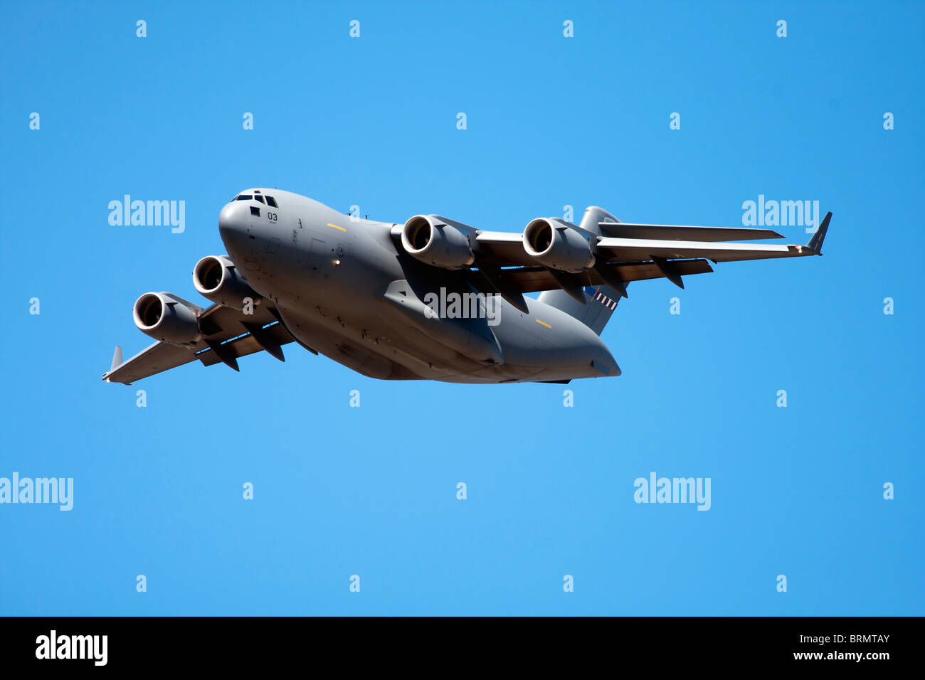 U.S. Air Force Boeing C-17 Globemaster III à l'air show Banque D'Images