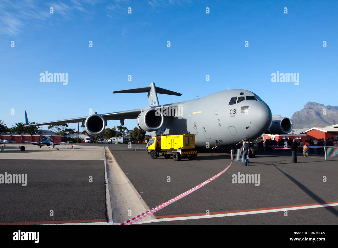 U.S. Air Force Boeing C-17 Globemaster III à l'air show Banque D'Images